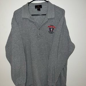 Vintage 2001 Washington Huskies Rose Bowl Long sleeve polo